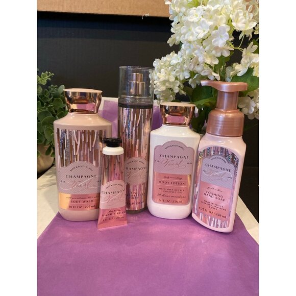 Bath & Body Works Other - Bath & Body Works “Champagne Toast” New 5 Pc Body Care Set